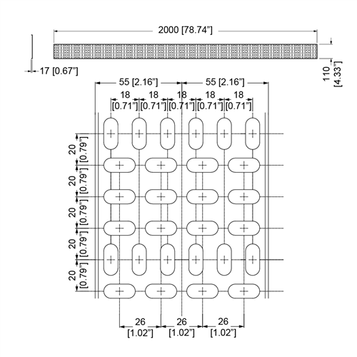 PCT180 Penn Elcom Wide Plastic Cable Tray