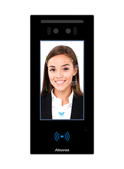 Akuvox A05S IP Access Control Reader with Facial Recognition, RFID & QR Code Reader