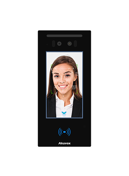 Akuvox E16C IP Access Control Unit & SIP Intercom, Touchscreen, Face Recognition, Bluetooth, RFID & QR Code