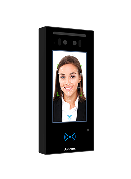 Akuvox E16C IP Access Control Unit & SIP Intercom, Touchscreen, Face Recognition, Bluetooth, RFID & QR Code