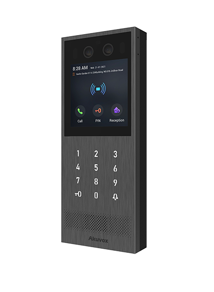 Akuvox X912S IP Intercom, Camera, Keypad, Bluetooth, QR Code, Face Recognition, RFID