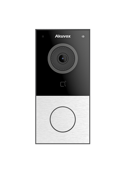 Akuvox E12W IP Intercom with 1 Button, Camera, BLE, RFID, PoE & WiFi