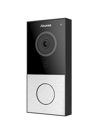 Akuvox E12W IP Intercom with 1 Button, Camera, BLE, RFID, PoE & WiFi