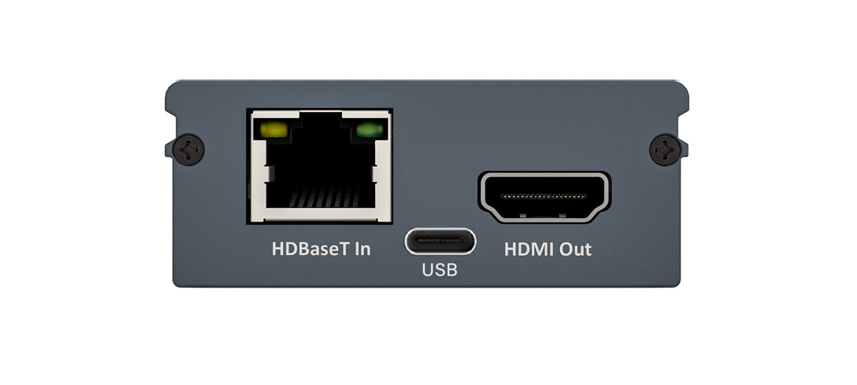 MSolutions - HDBaseT 3.0 Extender set - Uncompressed 4K 60Hz 4:4:4 (18Gbps) up to 100m, with USB-C, PoC, RS-232 pass through