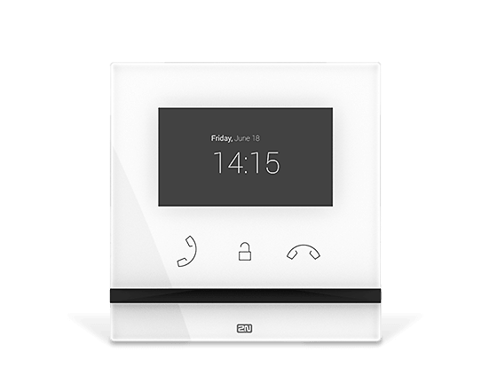 91378501WH 2N Indoor Compact Answering Unit with Intuitive Controls | White