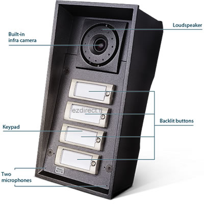 9151104CHW 4 buttons, HD camera and 10W speaker