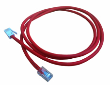 AS-U-C3-PL4-RED-1.5 BT LJU to RJ45 Patch Lead Red 1.5m