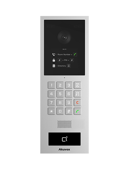 Akuvox S532H Hybrid IP/ Analogue Smart Door Intercom with RFID, BLE, NFC and keypad - IK08