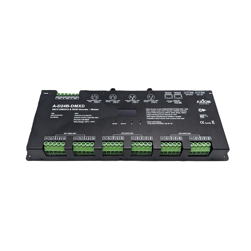 Axion A-D24B-DMXD 24 Channel DMX Decoder V2