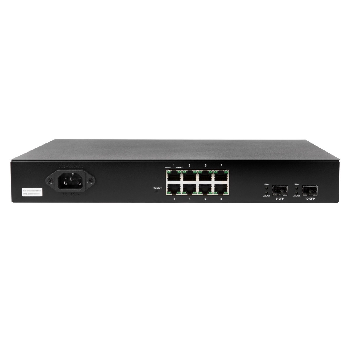 AN-220-SW-R-8-POE 220-series 8-port L2 Gigabit Switch with PoE+