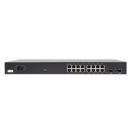 Araknis Networks AN-320-SW-R-16-POE - L2 Managed Gigabit Switch with Full PoE+ and Rear Ports