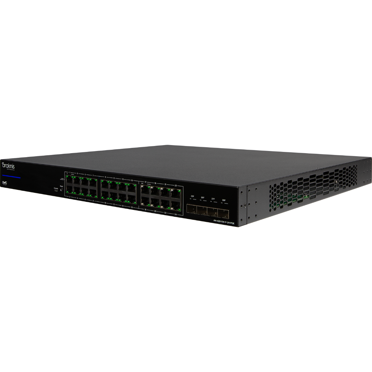 Araknis AN-420-SW-F-24-POE 420 Series PoE+ Network Switch 24 Ports Front