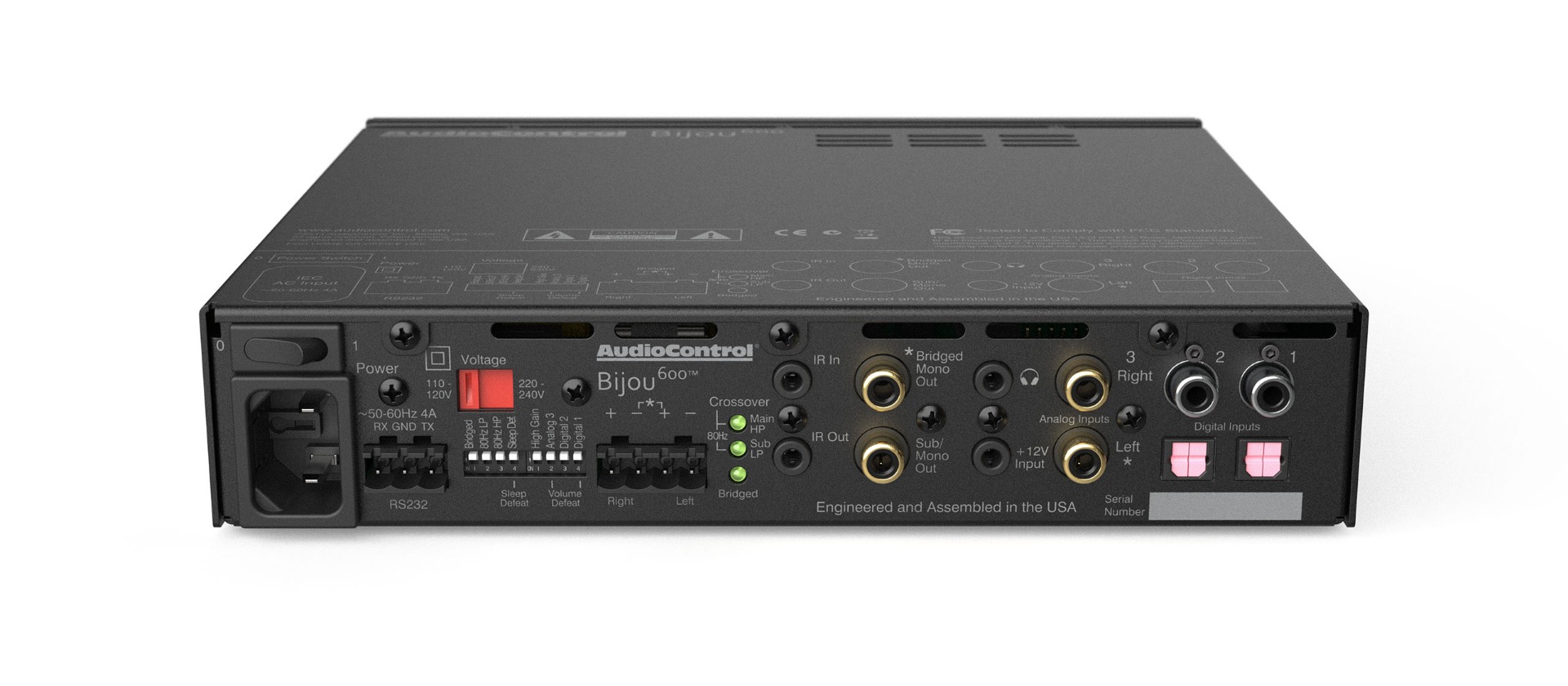 AudioControl 8611253 Bijou 600 2.1 Channel Compact Amplifier