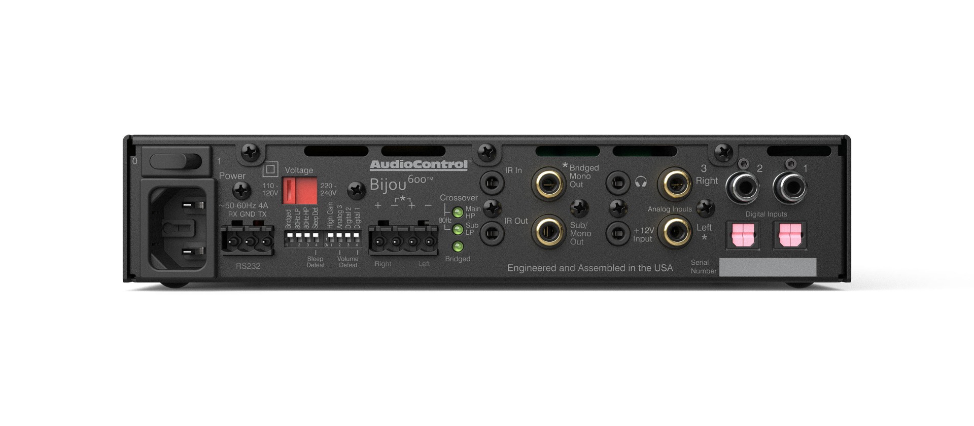 AudioControl 8611253 Bijou 600 2.1 Channel Compact Amplifier