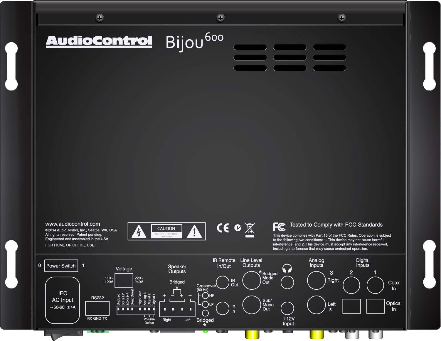 AudioControl 7832110 RM-211 Bijou Mounting Brackets