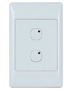 Omni-Bus 2-Button Wall Switch-White
