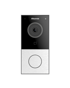 Akuvox E12W IP Intercom with 1 Button, Camera, BLE, RFID, PoE & WiFi