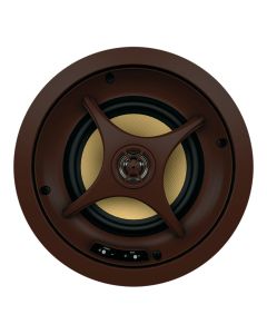 C695s Ceiling Speaker with 6.5 inches Kevlar Woofer 1 inch Pivoting Aluminum Tweeter and Tone Switches
