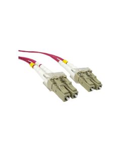 Cleerline CLE-3DOM4LCLC01M Patchlead Duplex LC LC OM4 3mm, 1m. Magenta