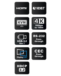 MSolutions MS-63DOC USB-C docking extension system – up to 100m