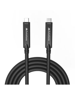 MSolutions MS-USBC-15-BC USB 3.2 Gen2 & DP1.4 Hybrid Type-C AOC Cable - 15m