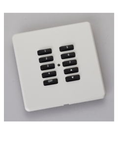 Wireless 10 Button Screwless Cover Plate Kit - White