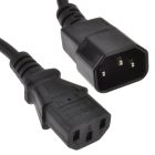 PL15011 Power Extension Cable IEC Male to Female C14 to C13 2m