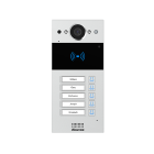 Akuvox R20B3S Compact IP Door Intercom Unit with 3 Buttons (Video & Card reader), incl. Surface Mount Plate