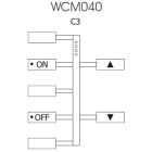 WCM-040 4 Button Wired Electronic on/off + raise/lower