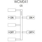 WCM-041 7 Button Wired Electronic 2 on/off