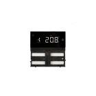 eelectron MO04A01KNX-3 MULTISENSOR 4 BUTTONS 4CH - RGB SWIPER - BLACK - COMPLETE