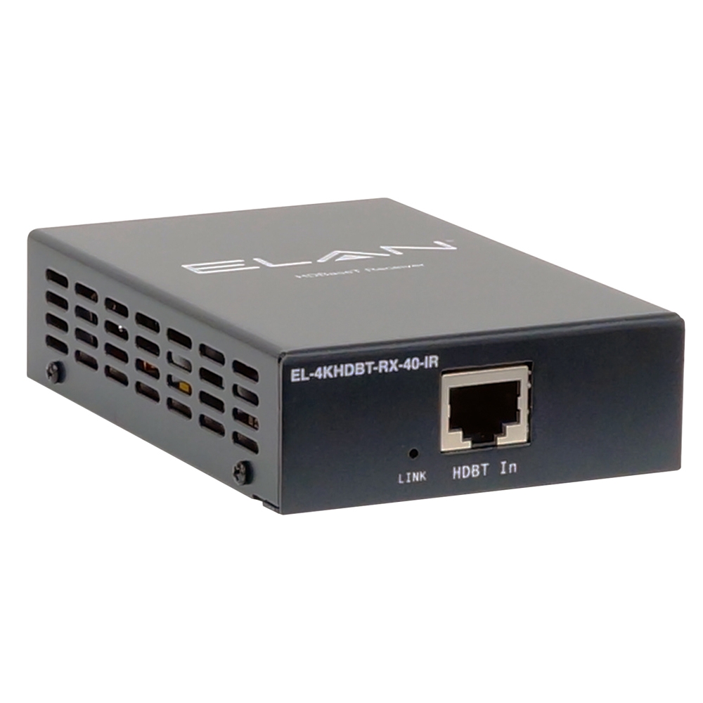 EL-4KHDBT-RX-40-IR HDBaseT Receiver - 70m (4K up to 40m)