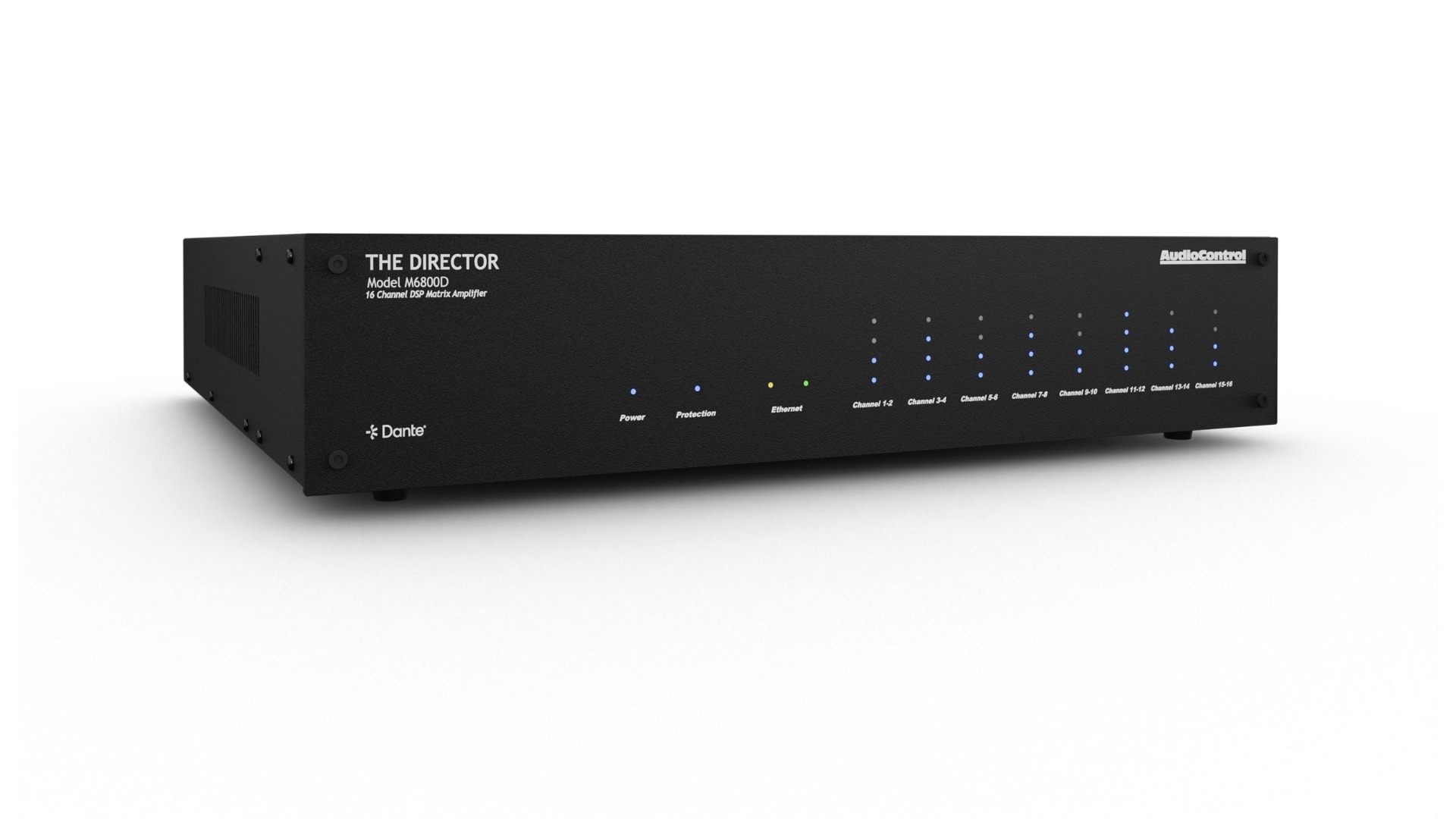 AudioControl 8611870 Director M6800D 16-Channel DSP Matrix Amplifier with Dante