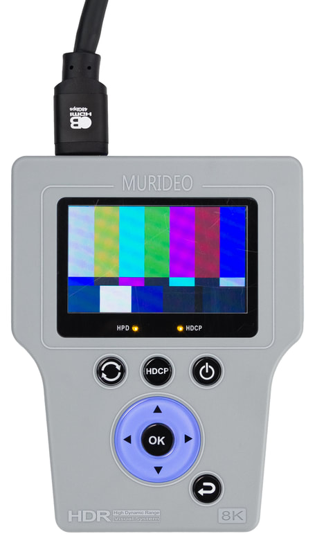 MU-SIX-A-8K HDMI 8K Signal Test Pattern Analzyer