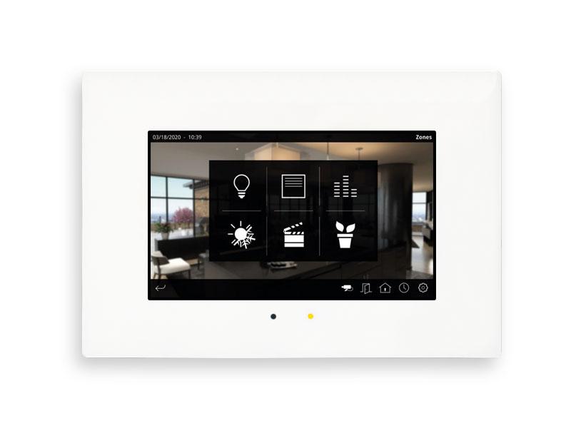 eelectron 10.1” Capacitive Touch Panel With Ips Display, Ip Connectivity And Door Phone Function - Plastic - White