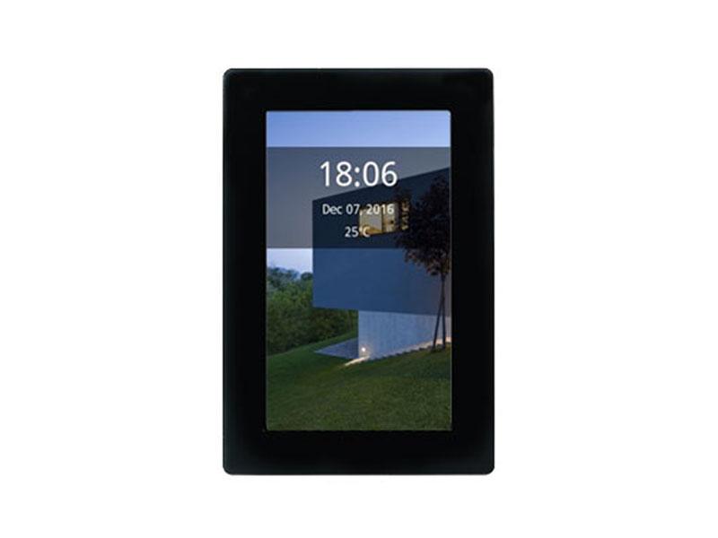 eelectron 4.3” Knx Capacitive Touch Panel - Ip Connectivity - Door Phone - Glass - Black